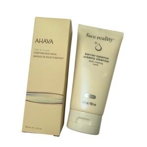 AHAVA Time To Clear Purifying Mud Mask & Face Reality Barrier Balance Cleanser